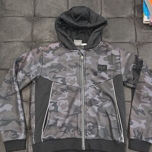 Everlast Kids Camouflage Hoodie - Black and Gray